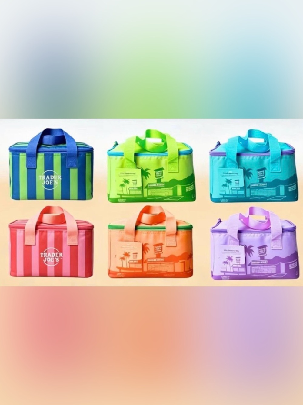 Trader Joe’s Mini Insulated Summer Lunch Bags
MULTIPLE COLORS AVAILABLE - Picture 3 of 8